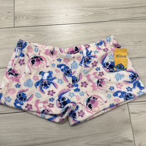 Brand new Disney‎ Lilo & Stitch fleece lounge shorts fuzzy size xl